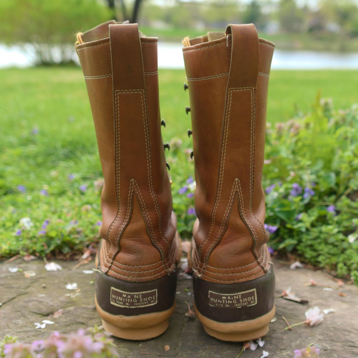 Photo by feetpics on April 5, 2026 of the L.L.Bean Maine Hunting Shoe 12" in Unknown Leather.