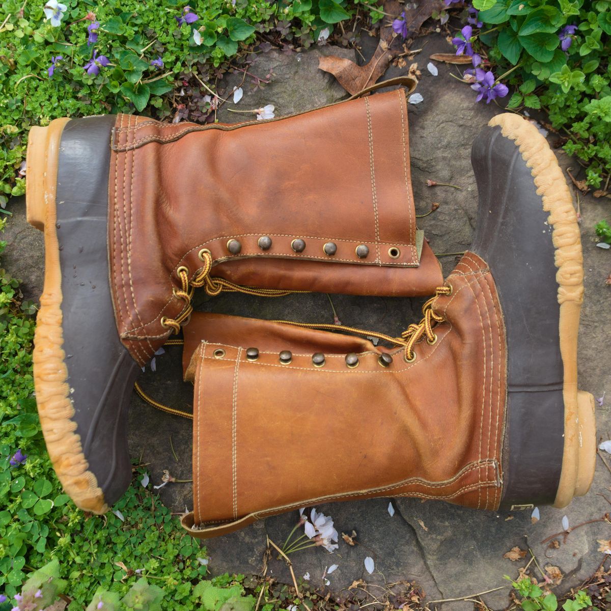 Photo by feetpics on April 5, 2026 of the L.L.Bean Maine Hunting Shoe 12" in Unknown Leather.