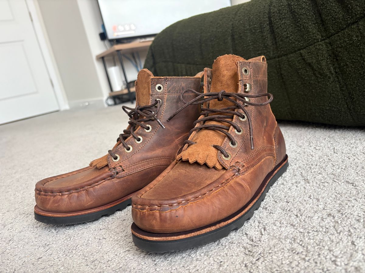 Photo by letsmosey on February 28, 2026 of the Jim Green Barefoot Workhorse in Bronco brown.