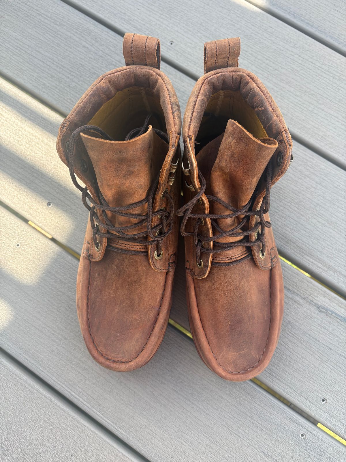 Photo by letsmosey on May 15, 2026 of the Jim Green Barefoot Meander in Bronco Brown.
