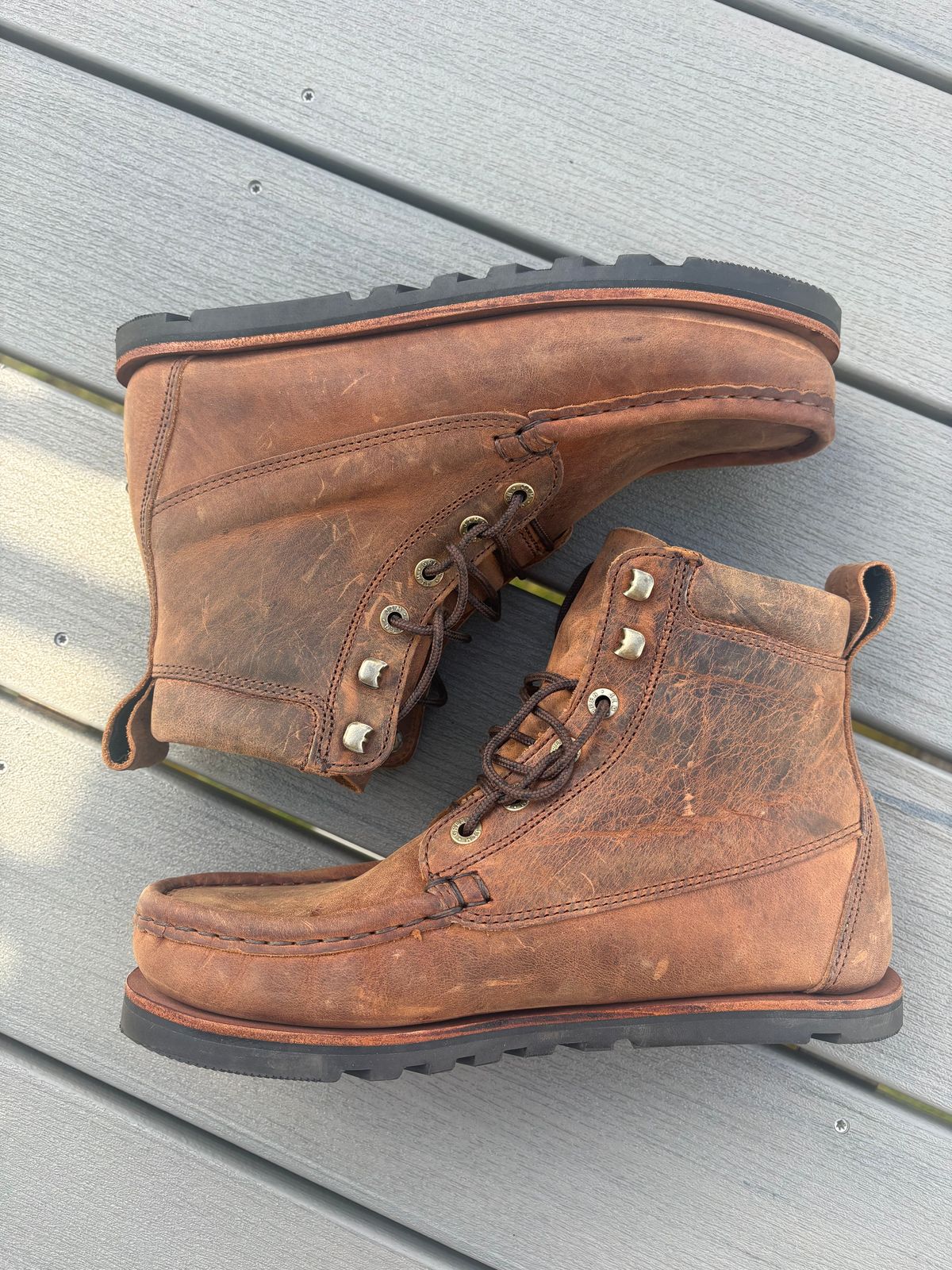 Photo by letsmosey on May 15, 2026 of the Jim Green Barefoot Meander in Bronco Brown.