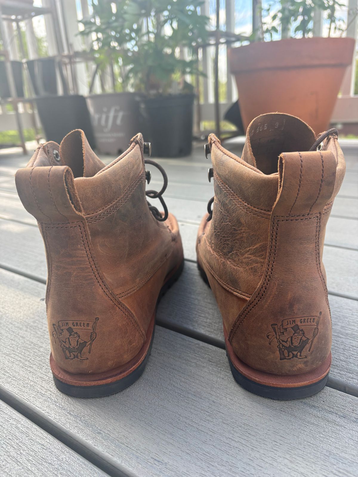Photo by letsmosey on May 15, 2026 of the Jim Green Barefoot Meander in Bronco Brown.