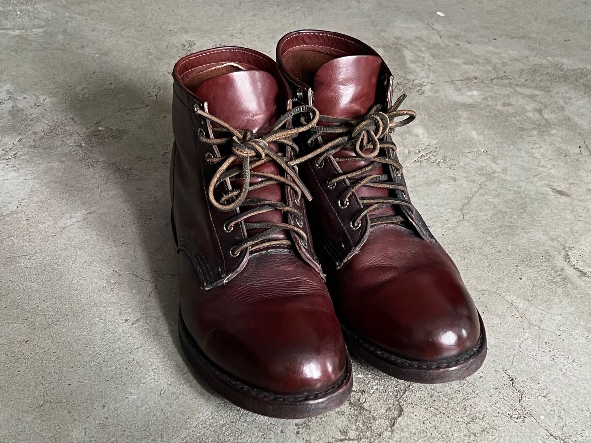 Photo by kleinknecht on May 7, 2022 of the Frye Prison Boot in Unknown Leather.