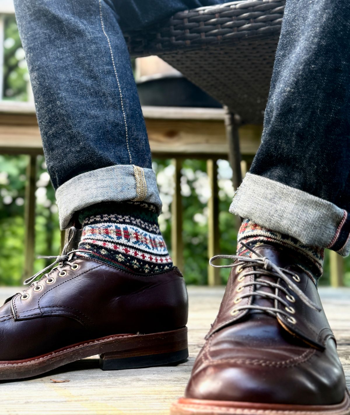Photo by blinkofani on May 10, 2026 of the Alden Bainbridge Indy Shoe in Horween Brown Chromexcel.