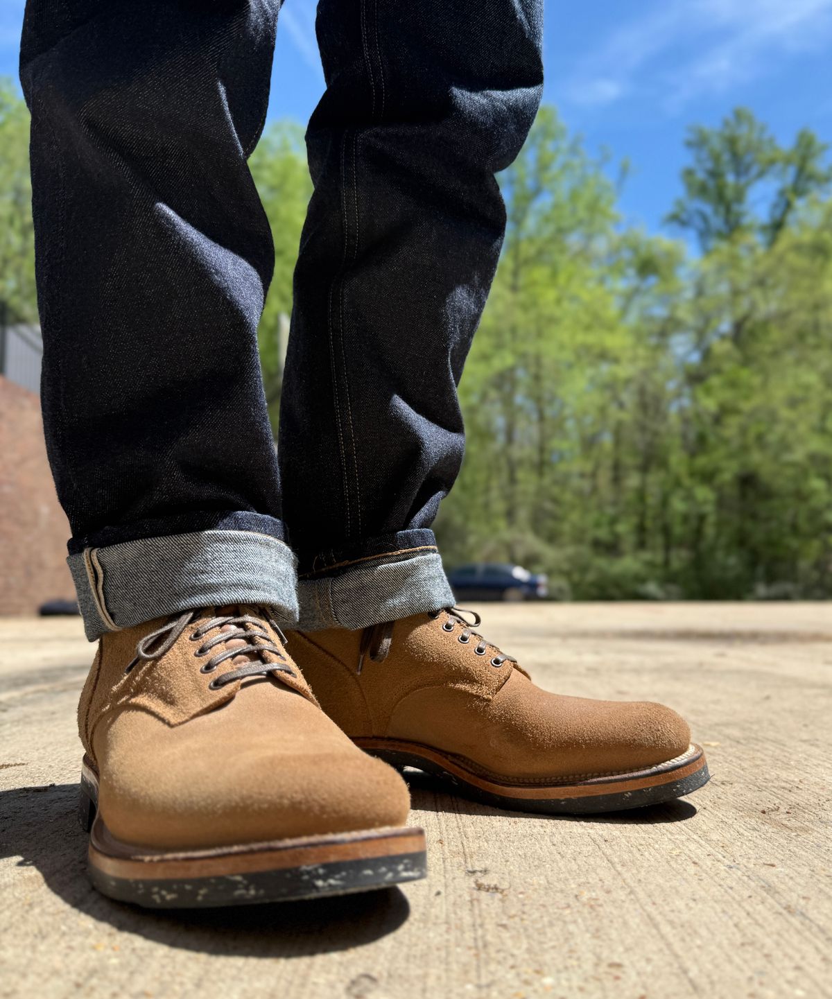 Photo by blinkofani on April 5, 2026 of the Viberg N1 Boot in Horween Marine Field Roughout.
