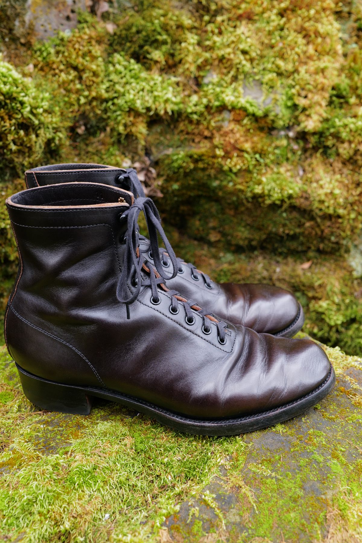Photo by jcurry on March 1, 2026 of the Clinch Milne Soft-toe in Top Notch Horsehide Black (Tea core).