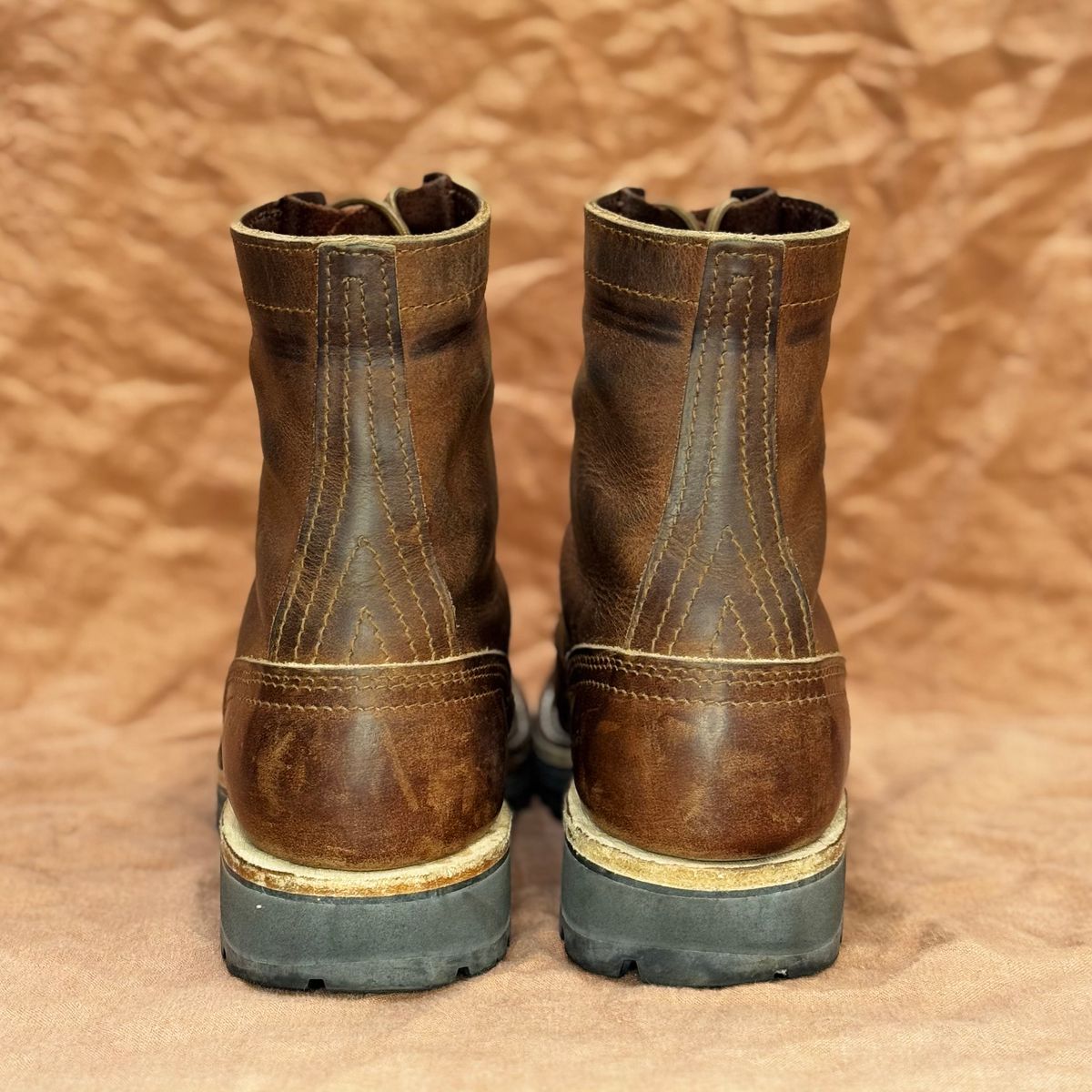 Photo by ElectricElephant on November 3, 2025 of the Nicks Moc Toe in Horween Predator Toasted Coconut.