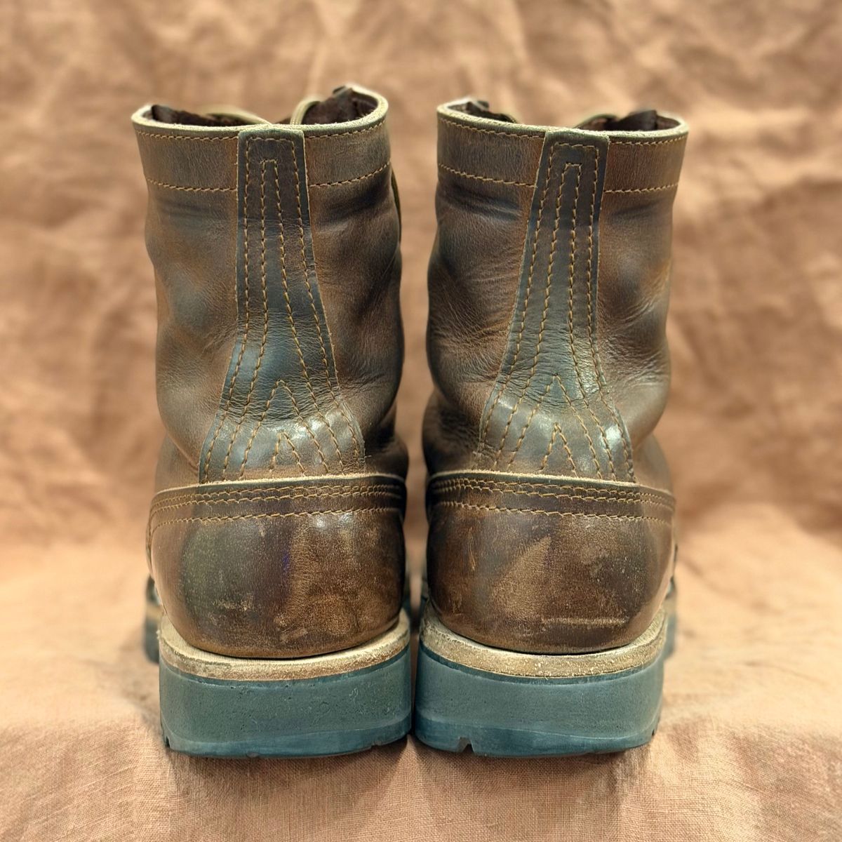 Photo by ElectricElephant on February 5, 2026 of the Nicks Moc Toe in Horween Predator Toasted Coconut.