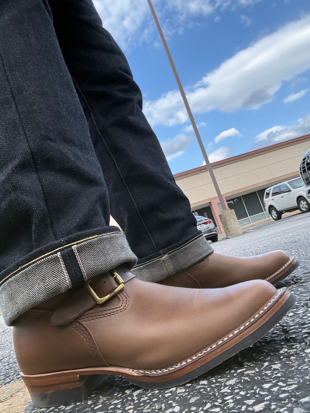 Photo by CulinaryQUEDawg on June 11, 2026 of the Wesco Mister Lou in Horween Colvados Chromexcel.