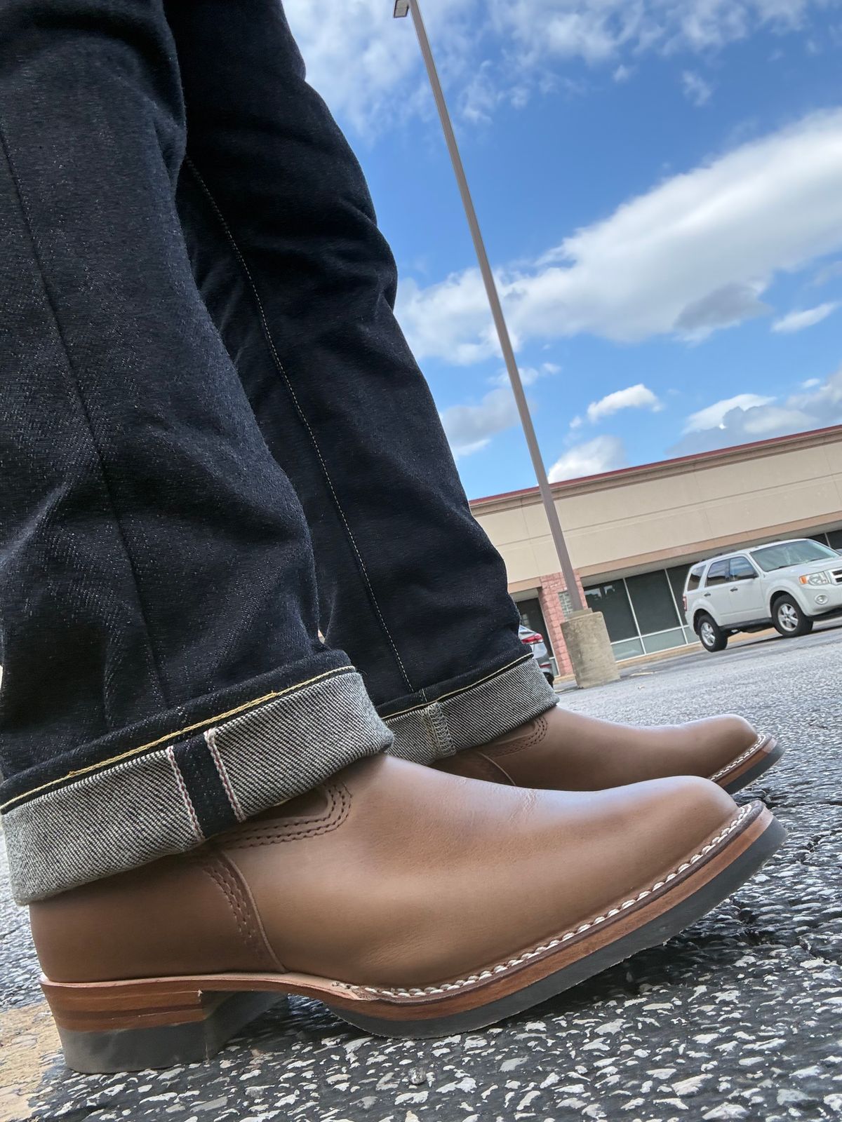 Photo by CulinaryQUEDawg on June 11, 2026 of the Wesco Mister Lou in Horween Colvados Chromexcel.