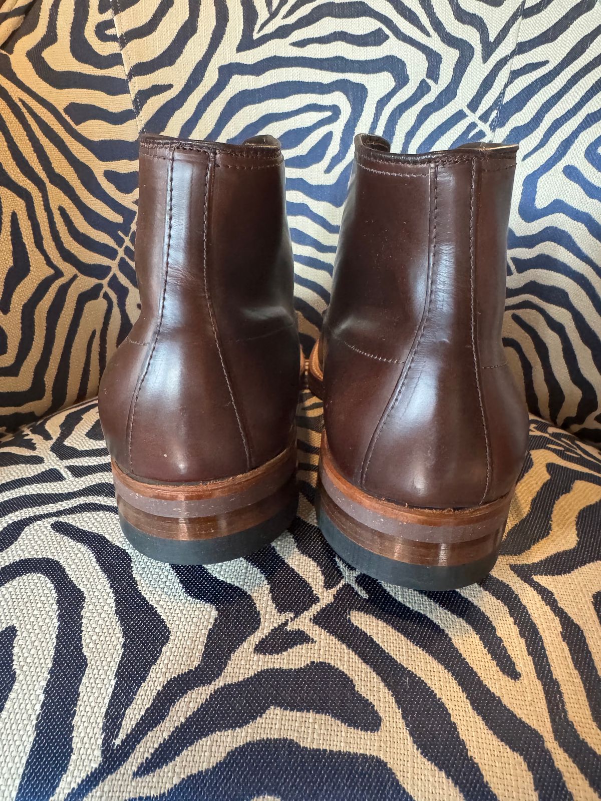 Photo by BlueMtn on October 3, 2025 of the Alden Indy Boot in Horween Brown Chromexcel.