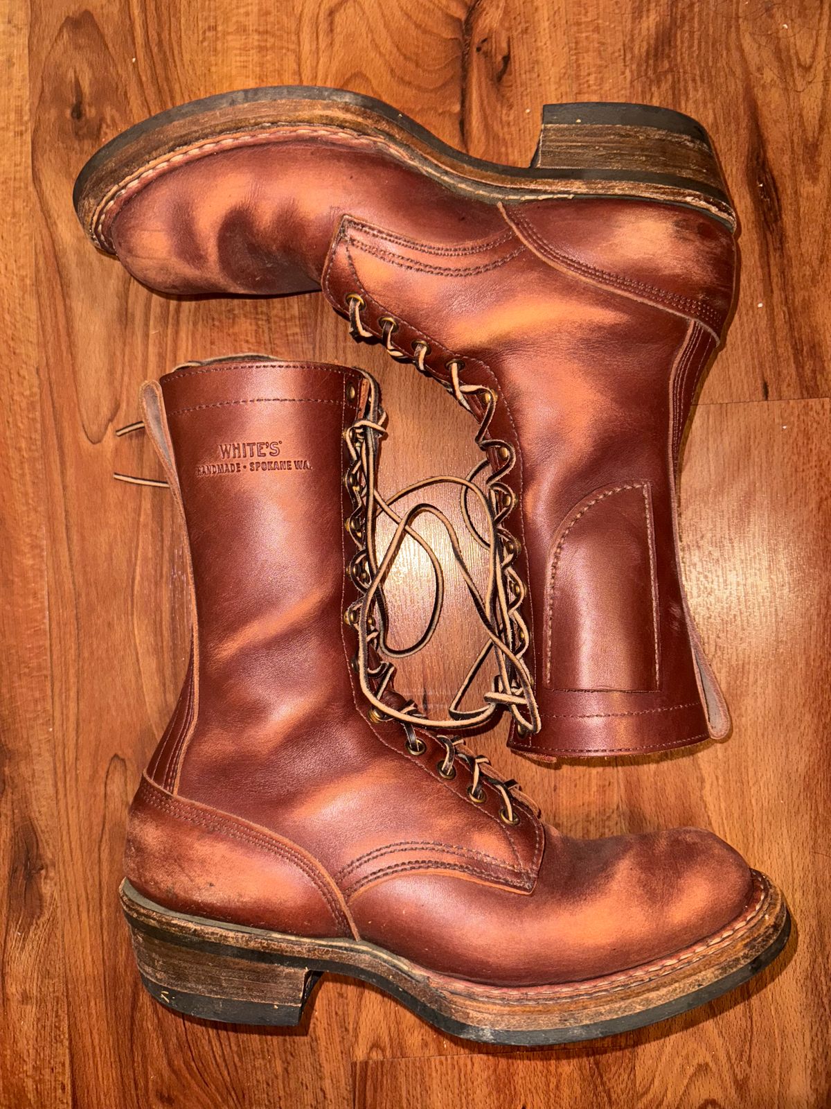 Photo by brian1 on December 2, 2025 of the White's x Rose Anvil Drifter in Seidel Red Dog Oil Tan.