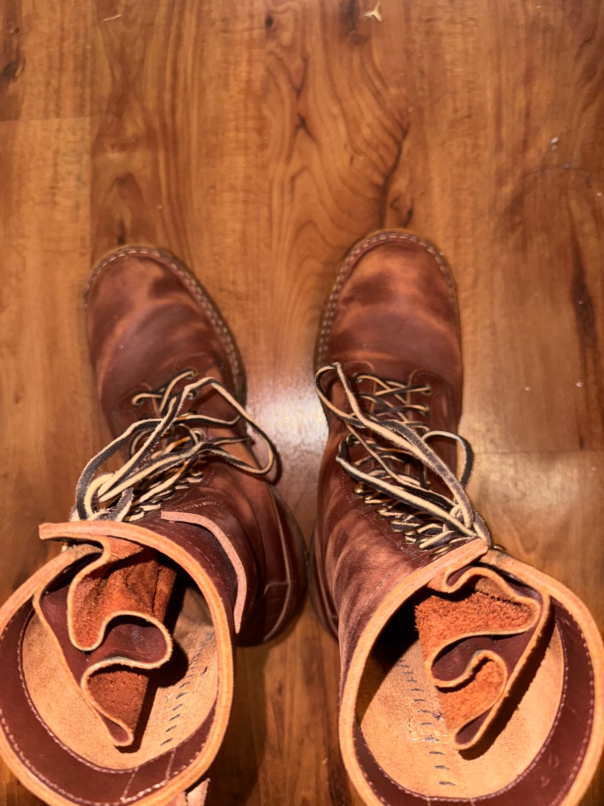 Photo by brian1 on December 2, 2025 of the White's x Rose Anvil Drifter in Seidel Red Dog Oil Tan.