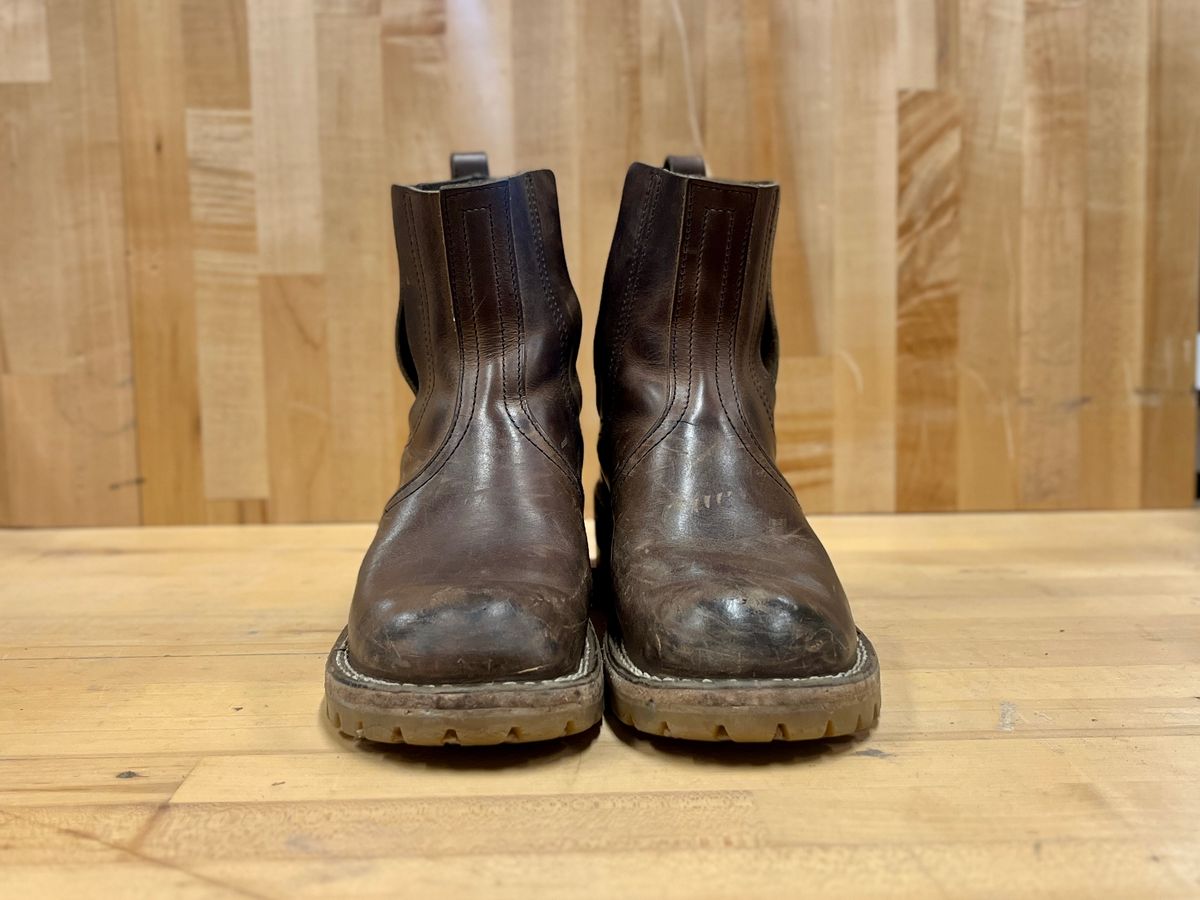 Photo by bamcg on March 4, 2026 of the Nicks Work Chelsea in Horween Predator Natural.