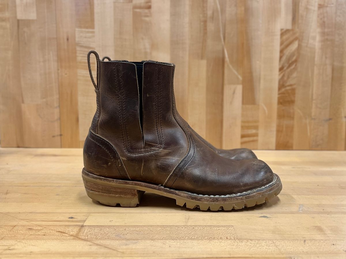 Photo by bamcg on March 4, 2026 of the Nicks Work Chelsea in Horween Predator Natural.