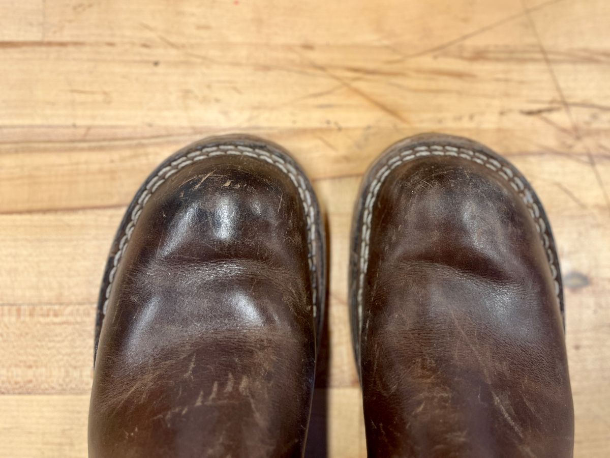 Photo by bamcg on April 2, 2026 of the Nicks Work Chelsea in Horween Predator Natural.