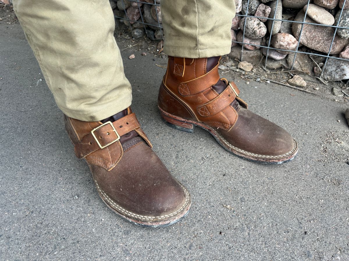 Photo by bamcg on June 25, 2025 of the Nicks Heritage TankerPro in Nicks / Spokane Honey Smooth/Waxed.