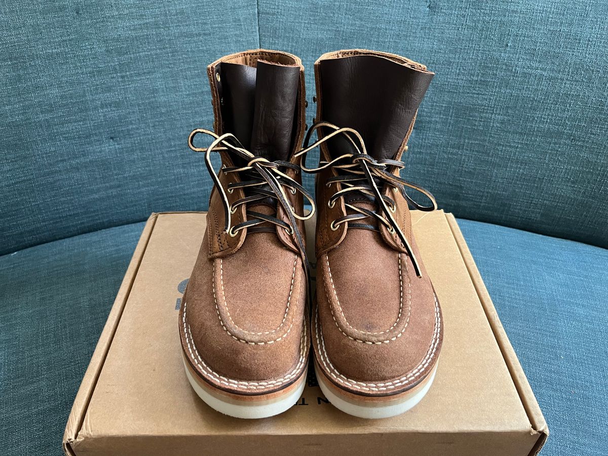 Photo by bamcg on June 25, 2024 of the Nicks Moc Toe in 1964 Monarch.