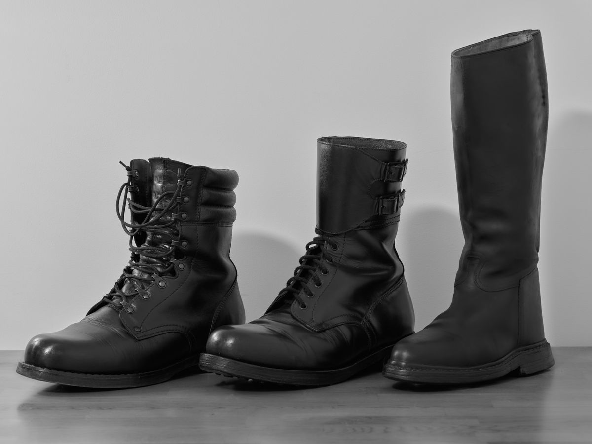 Photo by Anthony on March 7, 2026 of the PePeGe Officer's riding boots in Unknown Leather.