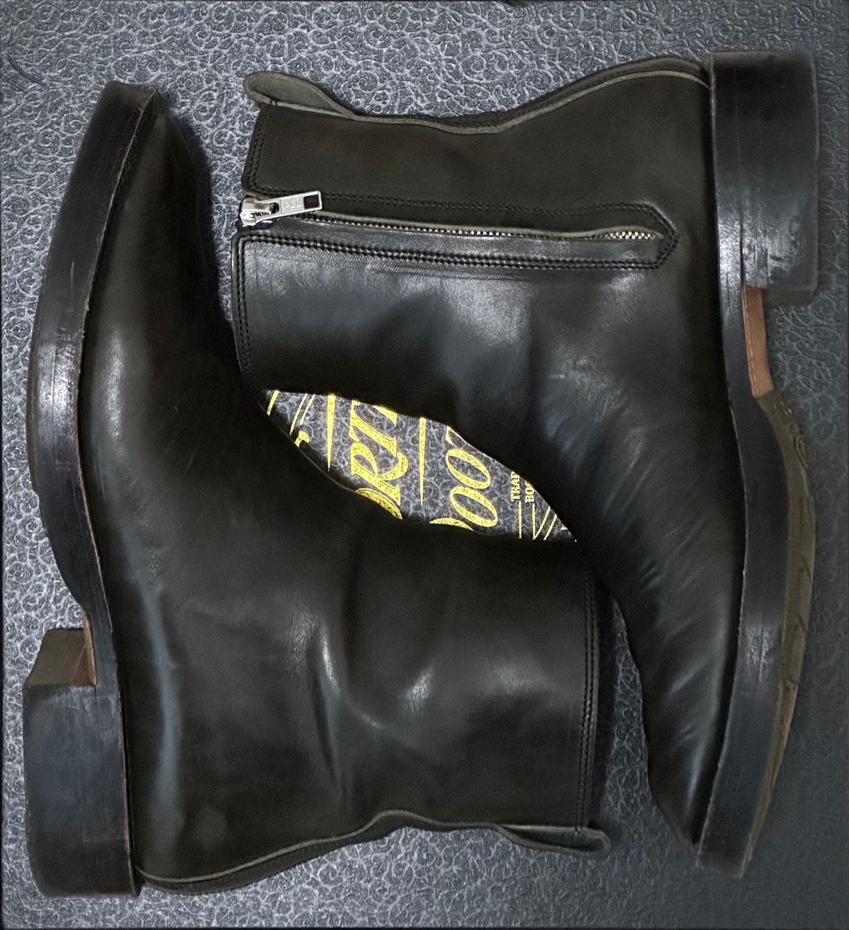 Photo by pMattp on December 2, 2024 of the Fortis Boots Antasena in Maryam Asfalto Horsebutt.