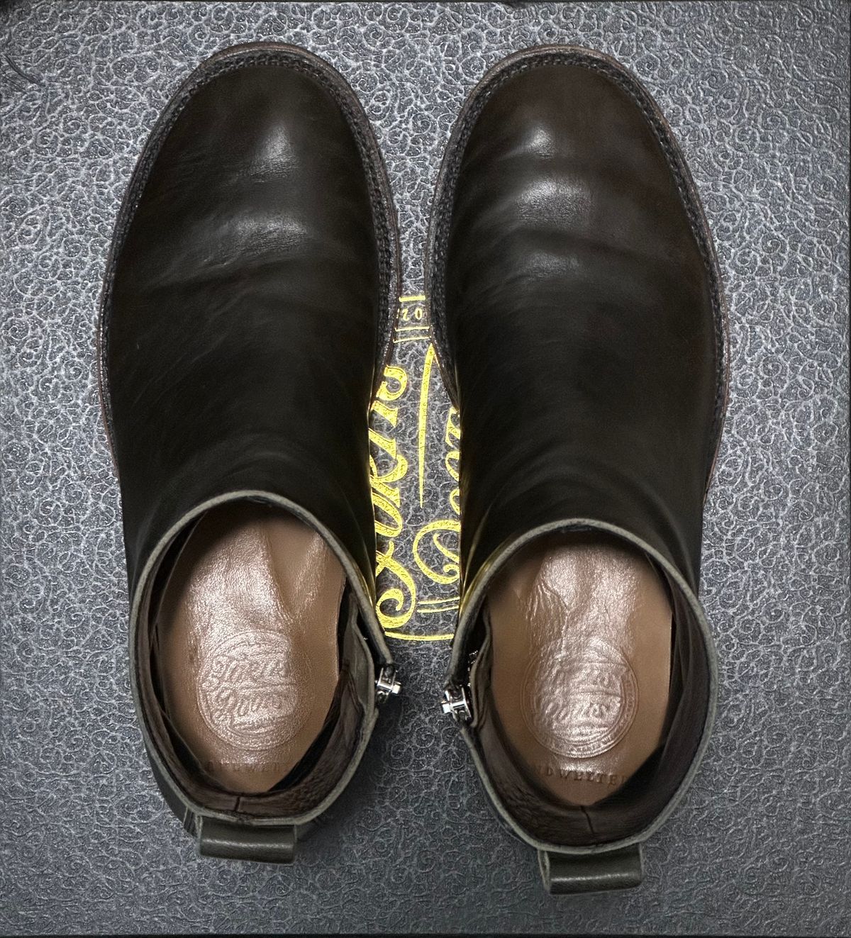 Photo by pMattp on December 2, 2024 of the Fortis Boots Antasena in Maryam Asfalto Horsebutt.
