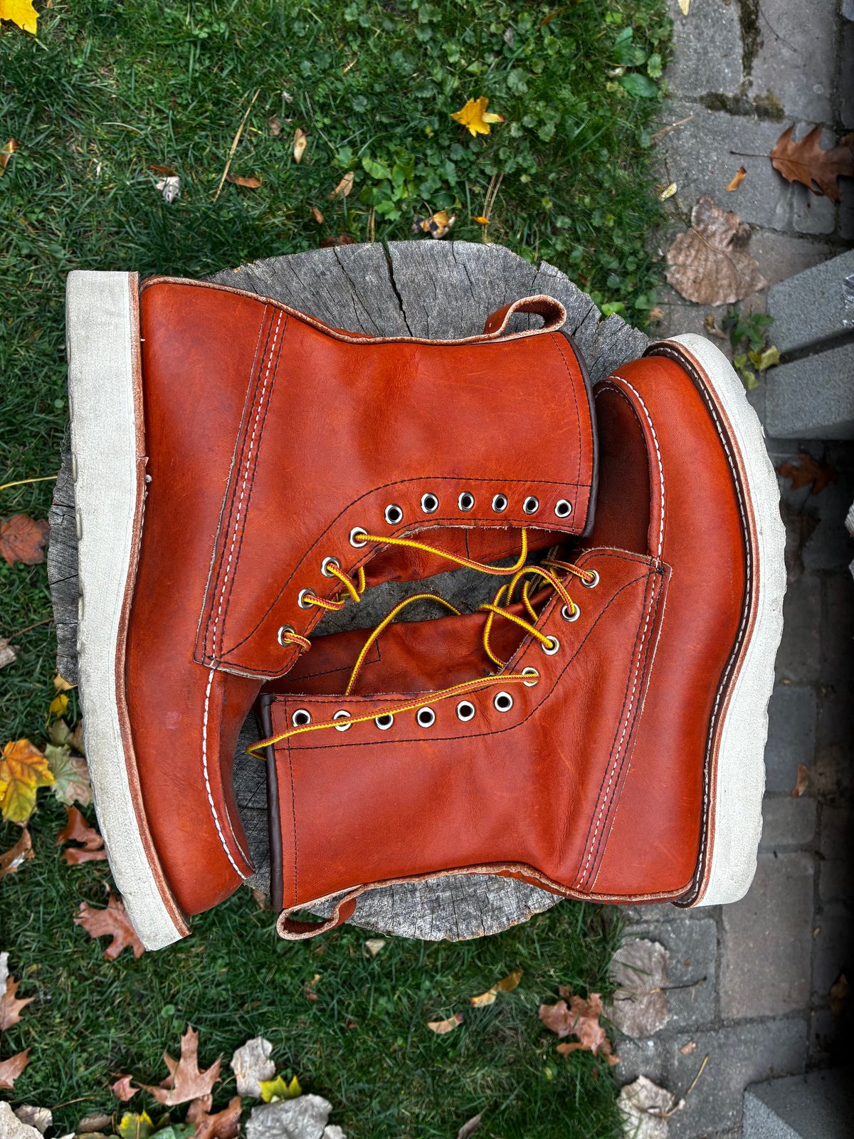 Photo by RedWingUser_05 on November 5, 2025 of the Red Wing 877 in S.B. Foot Oro Legacy.