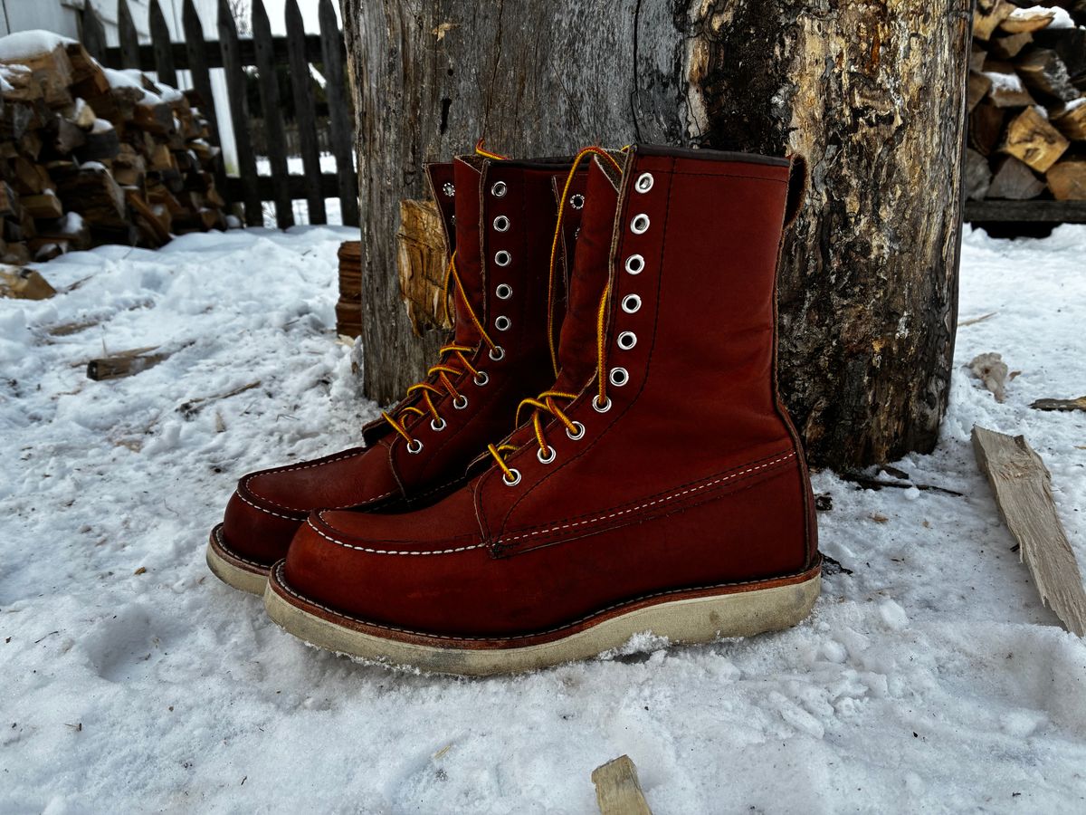 Photo by RedWingUser_05 on December 5, 2025 of the Red Wing 877 in S.B. Foot Oro Legacy.