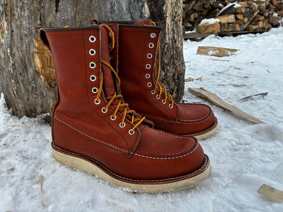 Photo by RedWingUser_05 on December 5, 2025 of the Red Wing 877 in S.B. Foot Oro Legacy.
