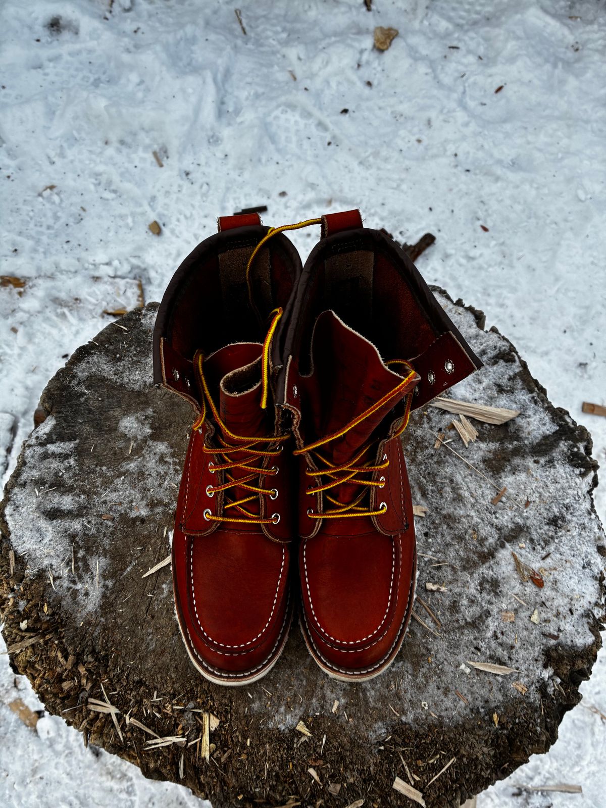 Photo by RedWingUser_05 on December 5, 2025 of the Red Wing 877 in S.B. Foot Oro Legacy.