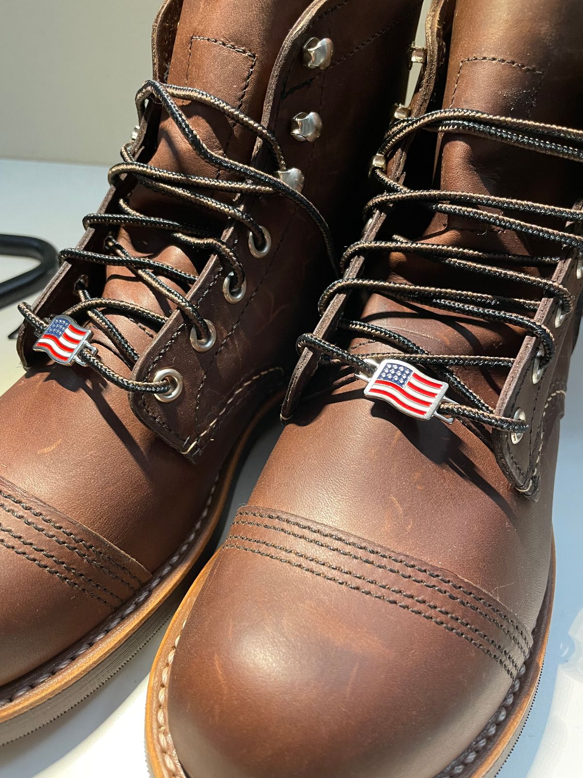 Photo by KazukifromJapan1993 on October 28, 2023 of the Red Wing Iron Ranger in S.B. Foot Amber Harness.