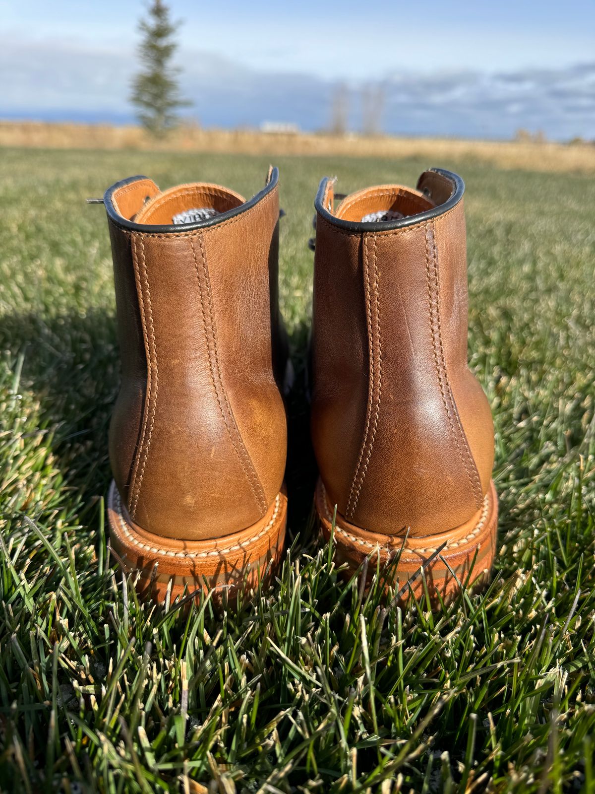 Photo by USMC_K9_VET on November 1, 2024 of the Viberg Service Boot in Camel Oiled Calf.