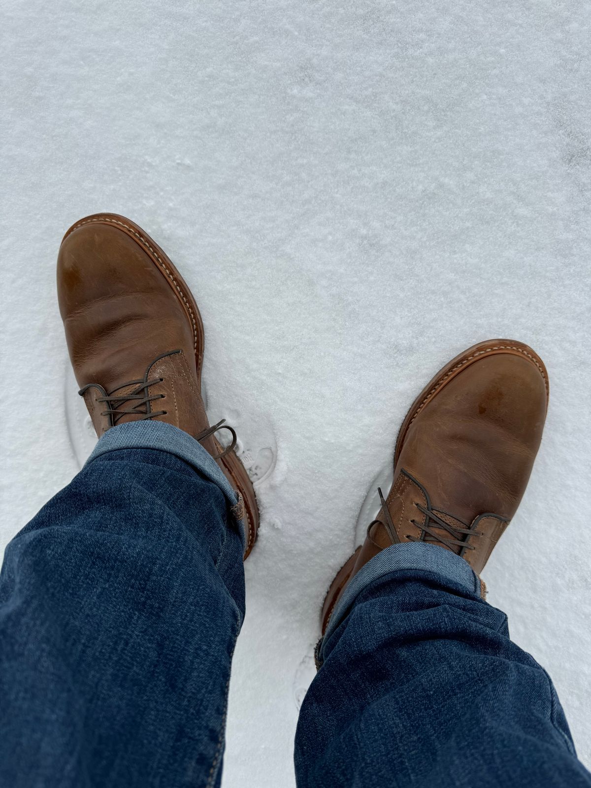 Photo by USMC_K9_VET on November 5, 2024 of the Viberg Service Boot in Camel Oiled Calf.