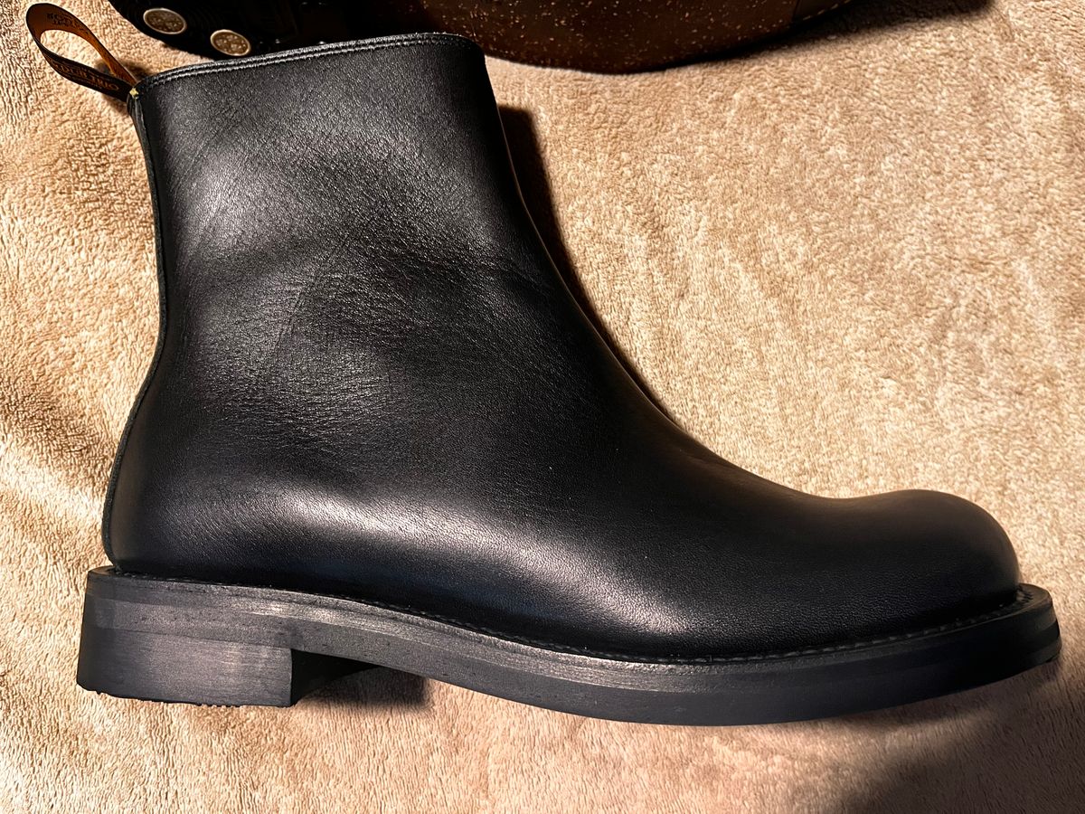 Photo by Kaz on June 26, 2025 of the Rolling Dub Trio Casper Boot in Green Teacore.