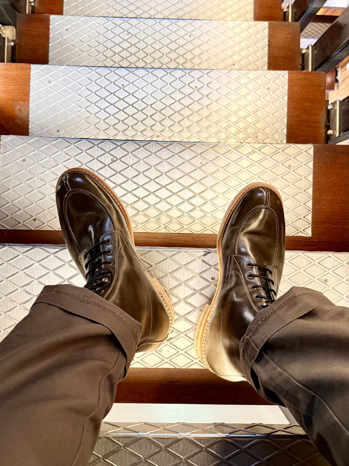 Photo by vishhh on April 2, 2026 of the Blkbrd Shoemaker Fred in Maryam Salvia Horsebutt.