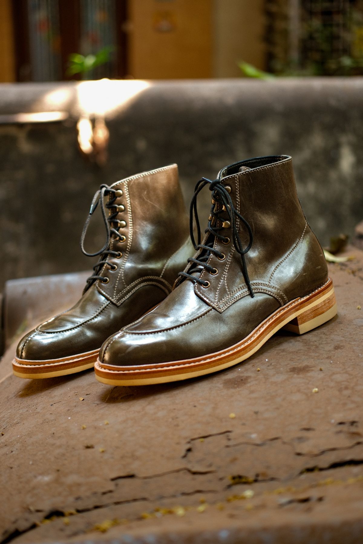 Photo by vishhh on April 26, 2026 of the Blkbrd Shoemaker Fred in Maryam Salvia Horsebutt.