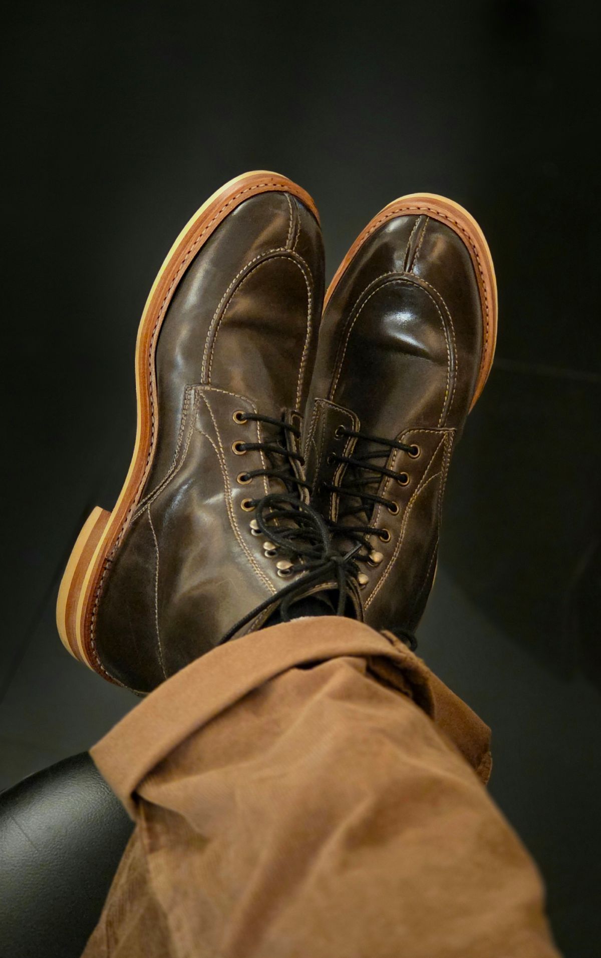 Photo by vishhh on May 15, 2026 of the Blkbrd Shoemaker Fred in Maryam Salvia Horsebutt.