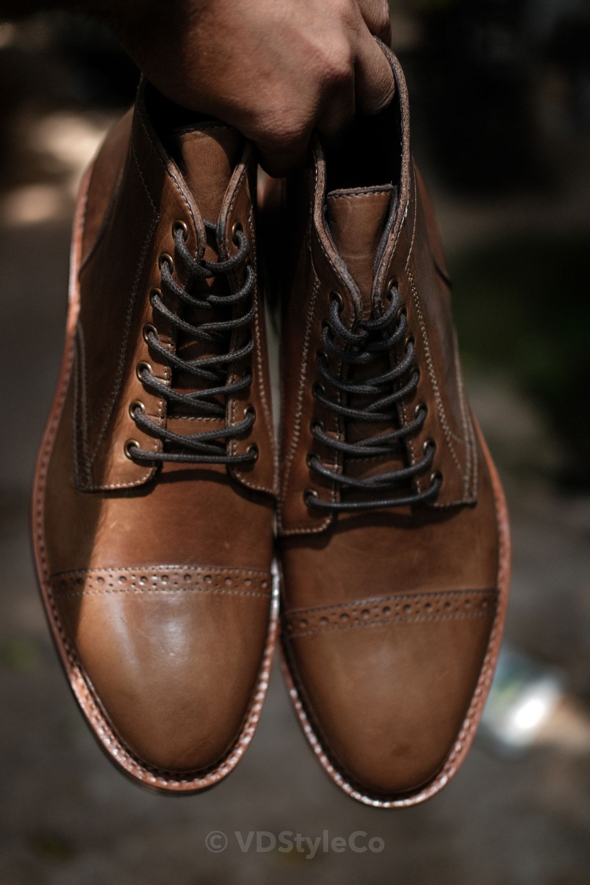 Photo by vishhh on May 24, 2026 of the Blkbrd Shoemaker Luchador Service Boot in Horween Natural Chromexcel.