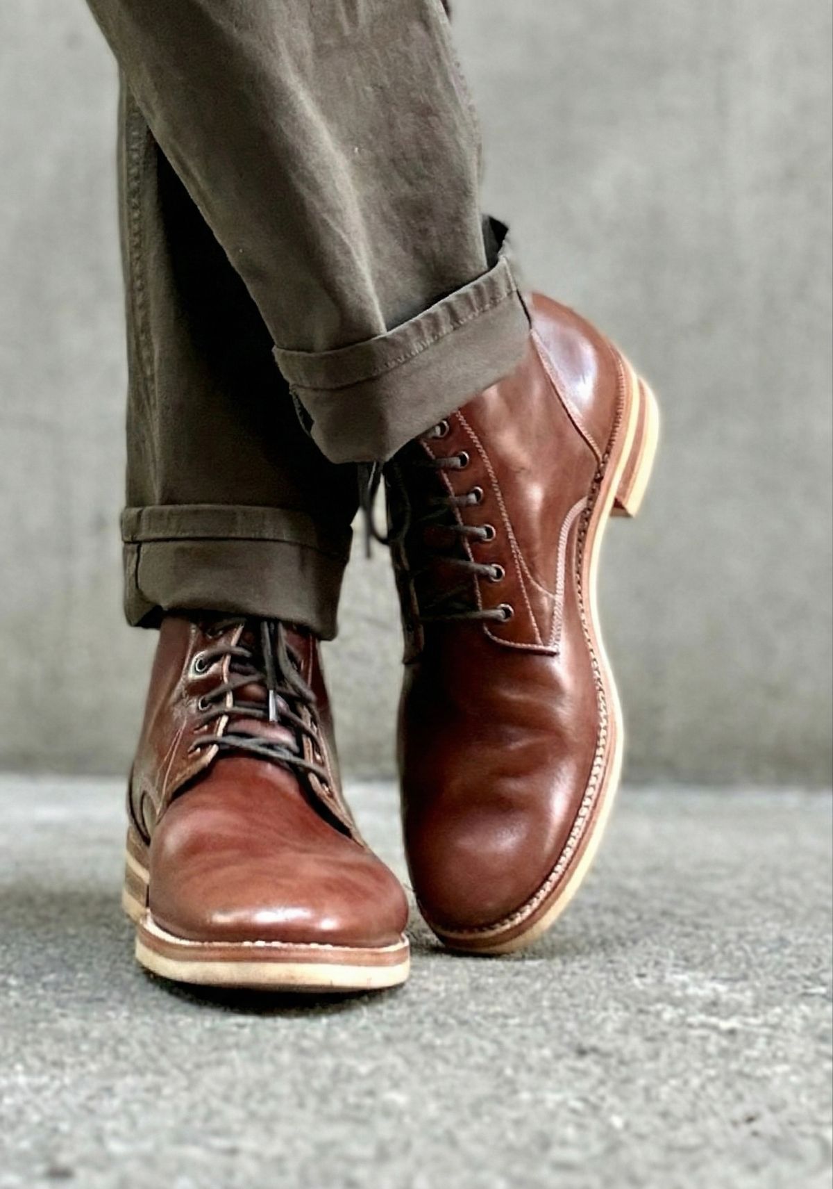 Photo by vishhh on January 13, 2026 of the Blkbrd Shoemaker Blkbrd Shoemaker / Boondockers in Maryam Toscanello TPR Horsebutt.