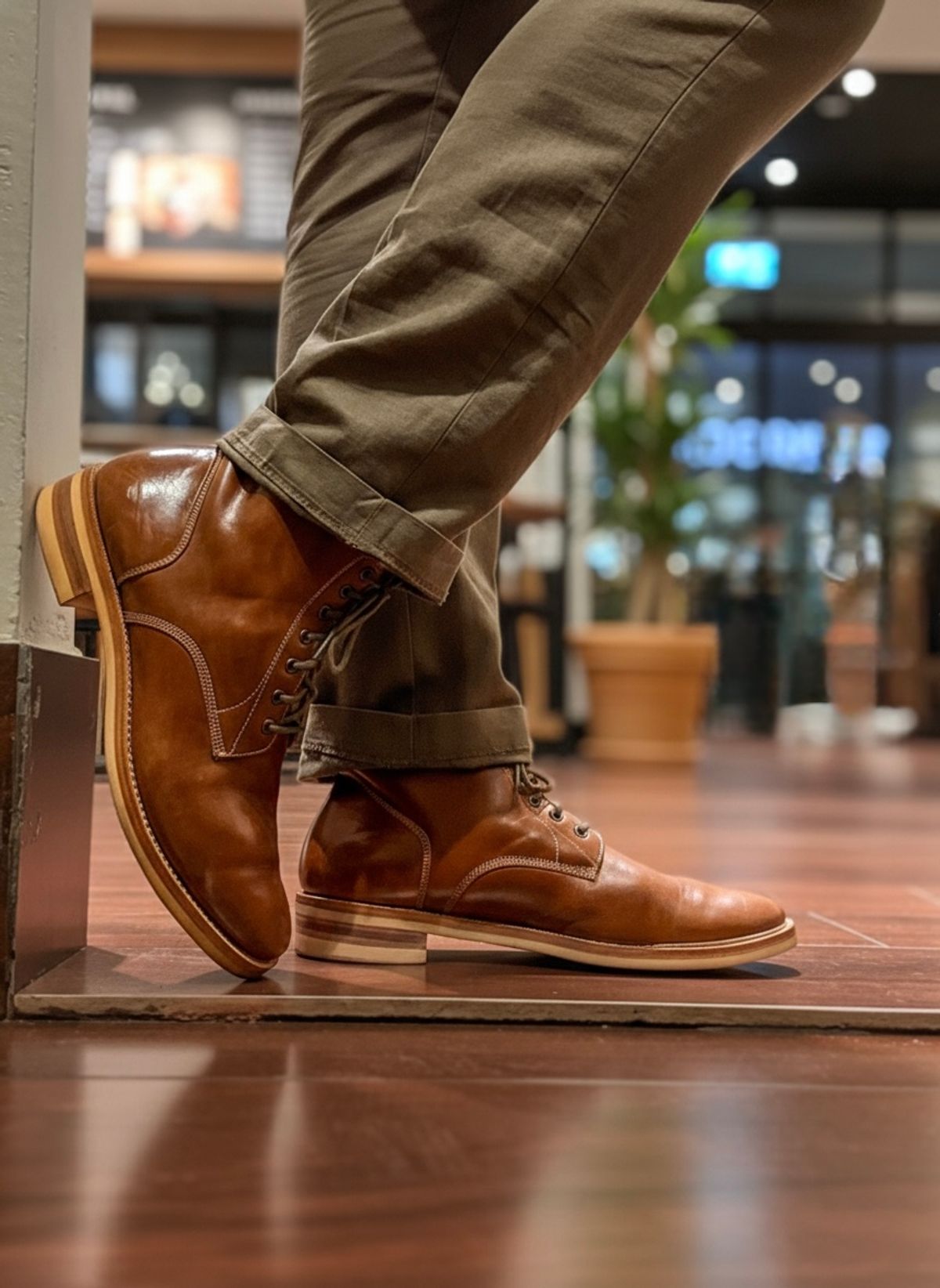 Photo by vishhh on February 17, 2026 of the Blkbrd Shoemaker Blkbrd Shoemaker / Boondockers in Maryam Toscanello TPR Horsebutt.