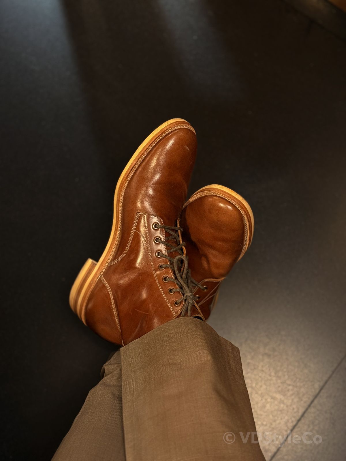 Photo by vishhh on February 24, 2026 of the Blkbrd Shoemaker Blkbrd Shoemaker / Boondockers in Maryam Toscanello TPR Horsebutt.