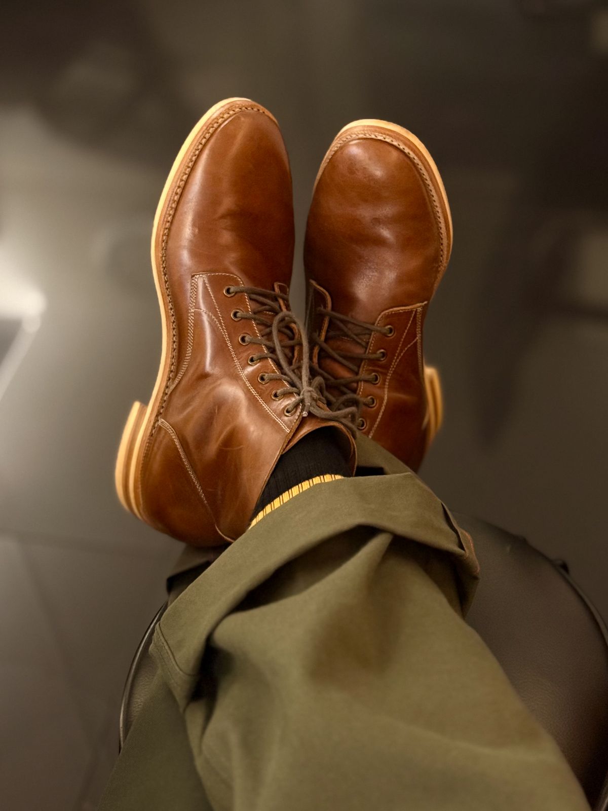 Photo by vishhh on March 17, 2026 of the Blkbrd Shoemaker Blkbrd Shoemaker / Boondockers in Maryam Toscanello TPR Horsebutt.