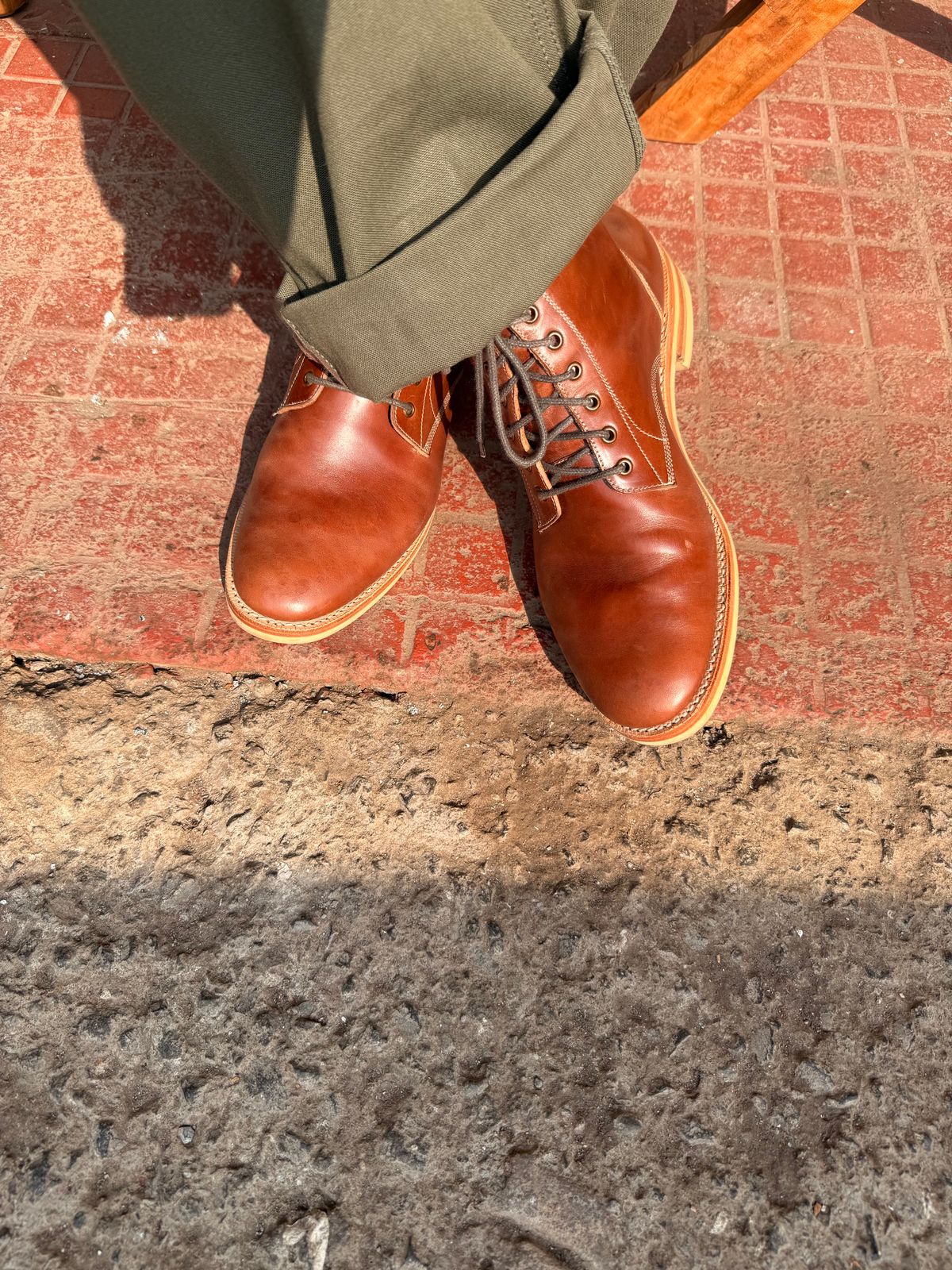 Photo by vishhh on March 17, 2026 of the Blkbrd Shoemaker Blkbrd Shoemaker / Boondockers in Maryam Toscanello TPR Horsebutt.