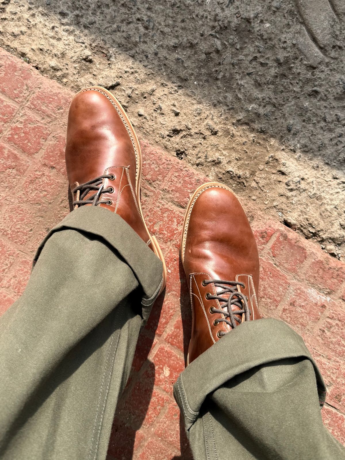 Photo by vishhh on March 17, 2026 of the Blkbrd Shoemaker Blkbrd Shoemaker / Boondockers in Maryam Toscanello TPR Horsebutt.