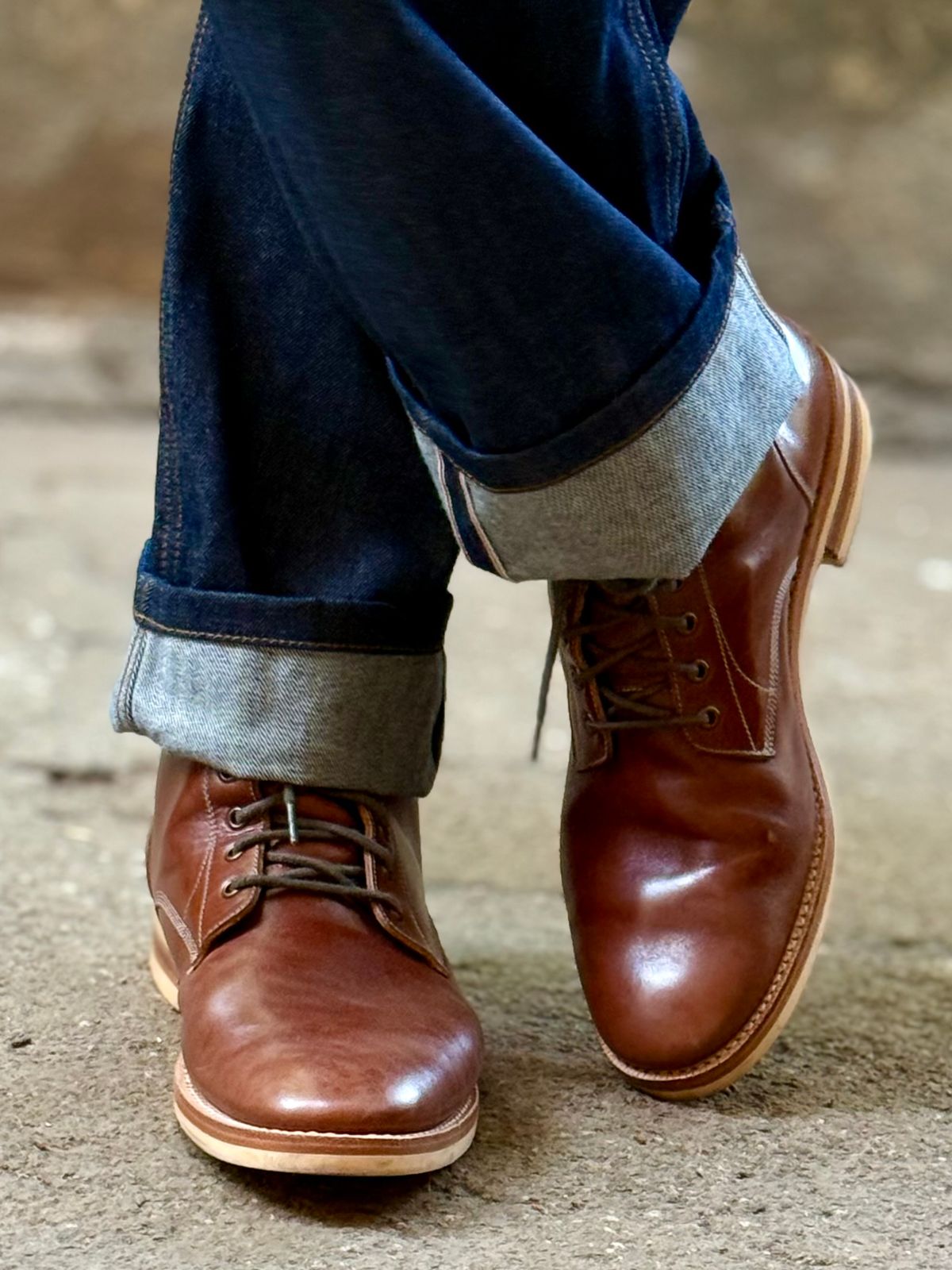 Photo by vishhh on March 24, 2026 of the Blkbrd Shoemaker Blkbrd Shoemaker / Boondockers in Maryam Toscanello TPR Horsebutt.