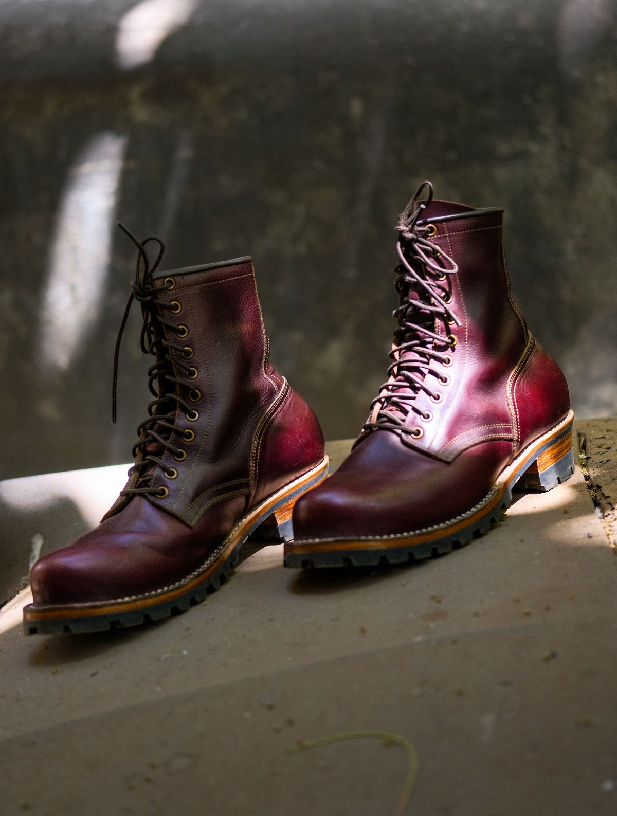 Photo by vishhh on March 29, 2026 of the Craft & Glory Craft & Glory / Trooper 8" Howreen Chromexcel no 8 in Horween Color 8 Chromexcel.