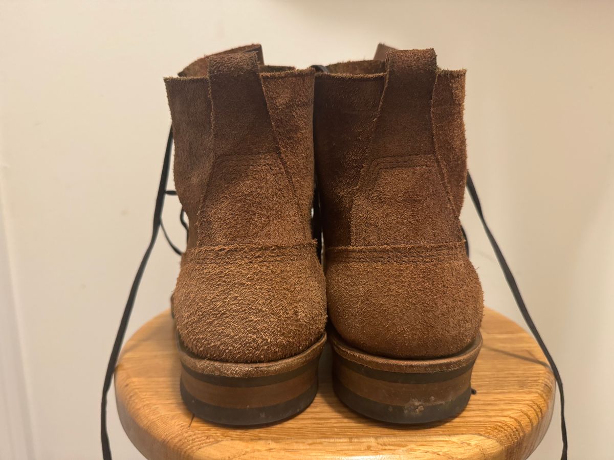 Photo by KingSprinkle on November 6, 2024 of the White's 350 Cruiser in Seidel Distressed Roughout.