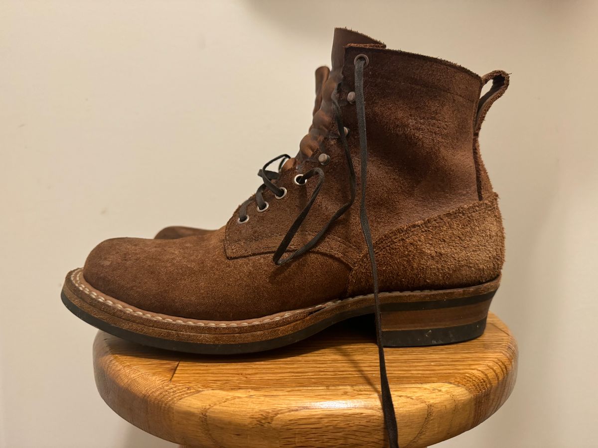 Photo by KingSprinkle on November 6, 2024 of the White's 350 Cruiser in Seidel Distressed Roughout.