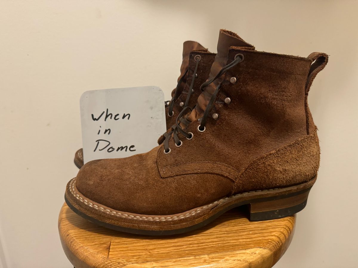 Photo by KingSprinkle on November 6, 2024 of the White's 350 Cruiser in Seidel Distressed Roughout.
