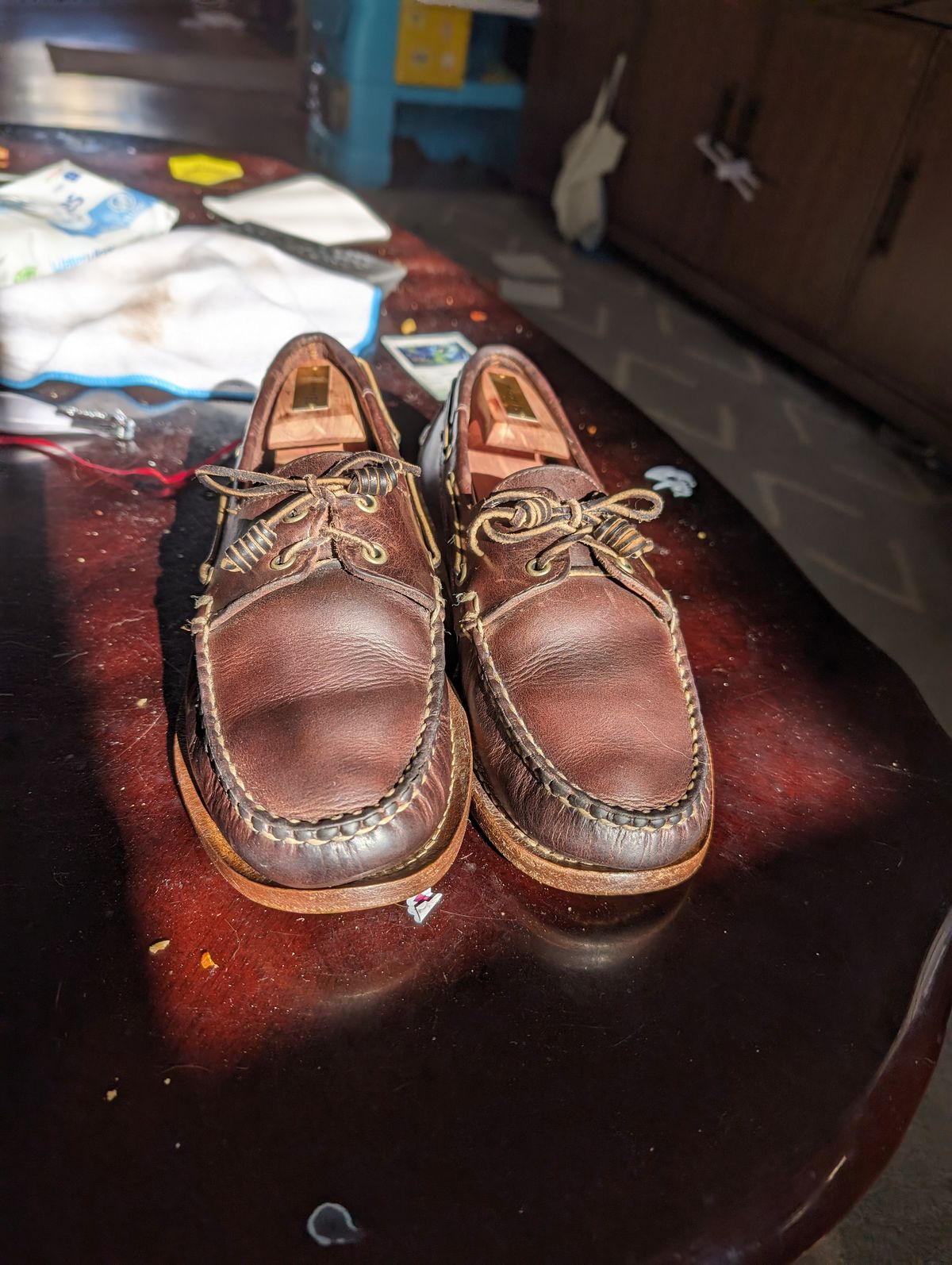 Photo by N.E._bootenthusiast on March 12, 2024 of the Thursday Hand Sewn Loafer in Brown Thursday Chrome.