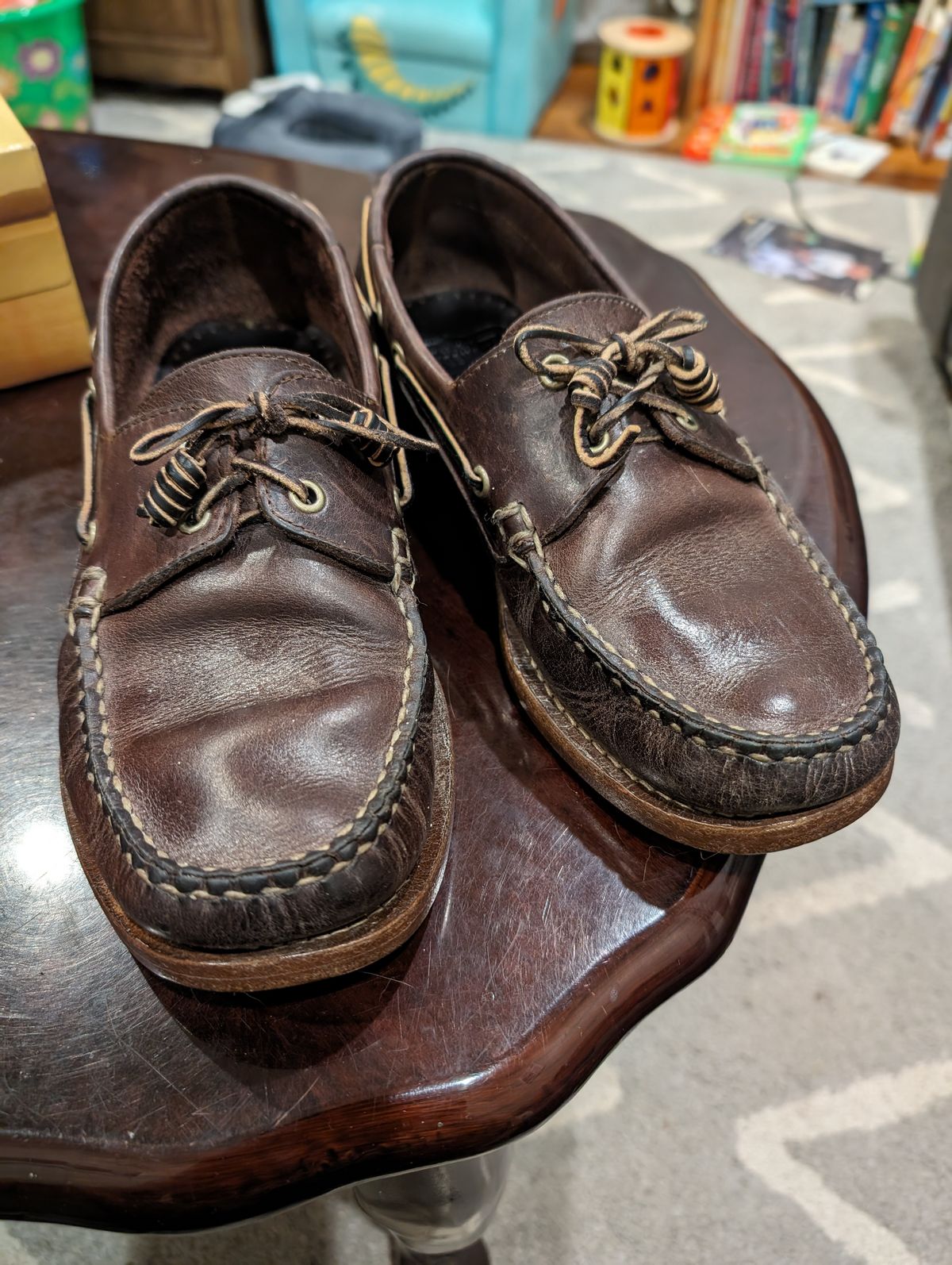 Photo by N.E._bootenthusiast on March 31, 2024 of the Thursday Hand Sewn Loafer in Brown Thursday Chrome.